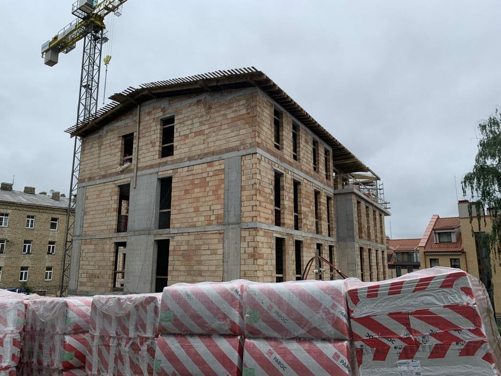 Mindaugo rezidencija (Mindaugo g. 12A) - Multi apartment - construction photos