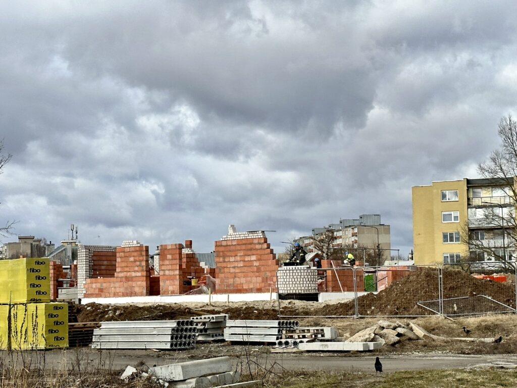 Žarėnų apartamentai (Žarėnų g. 30) - Multi apartment - construction photos