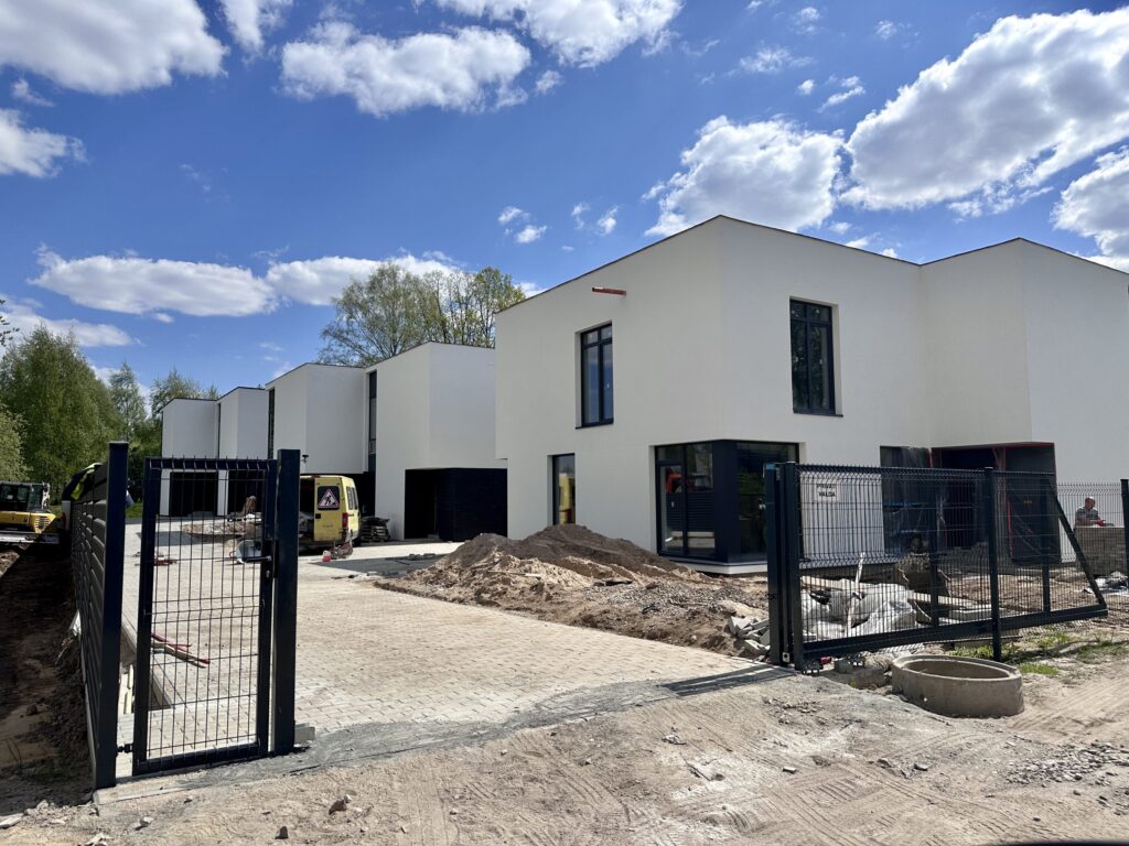 Rokantiškių namai (Rokantiškių g. 4E) - Row housing - construction photos