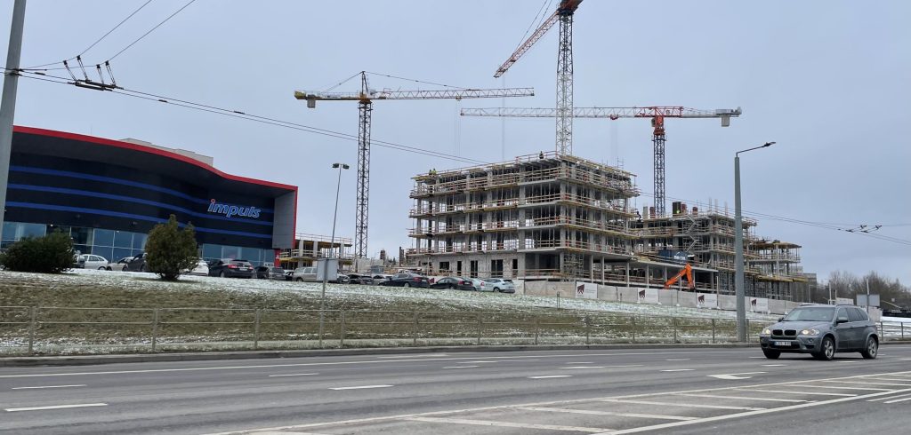 P70 gyvenimui (Žirmūnų g. 70D) - Multi apartment - construction photos