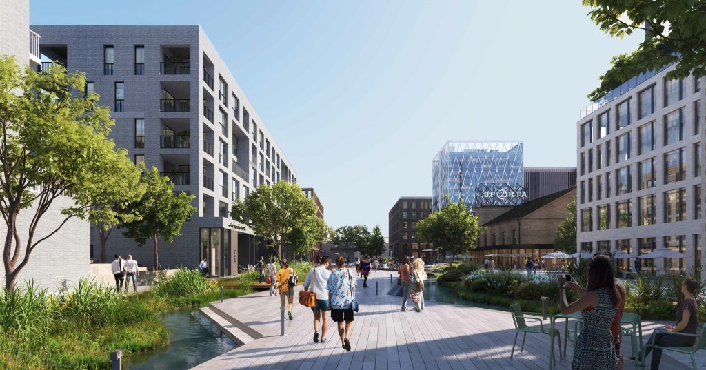 SPORTA 2 kvartāls (Sporta iela 2) - Büroohoone - visuaalne