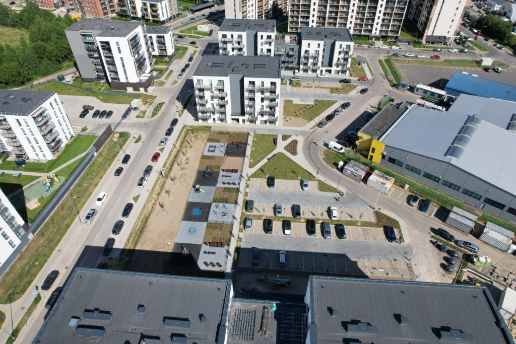 7 vakarai (Budiniškių g. 6, 8) - Multi apartment - construction photos