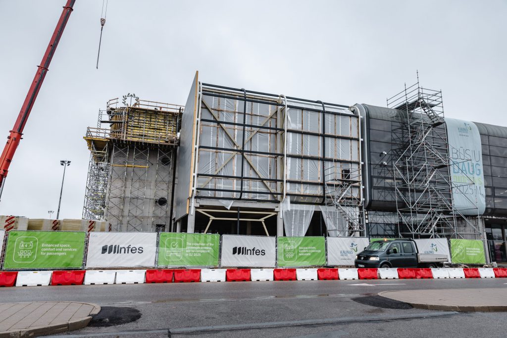 Kauno oro uosto plėtra (Oro uosto g. 4) - Lidosta - būvdarbu attēli