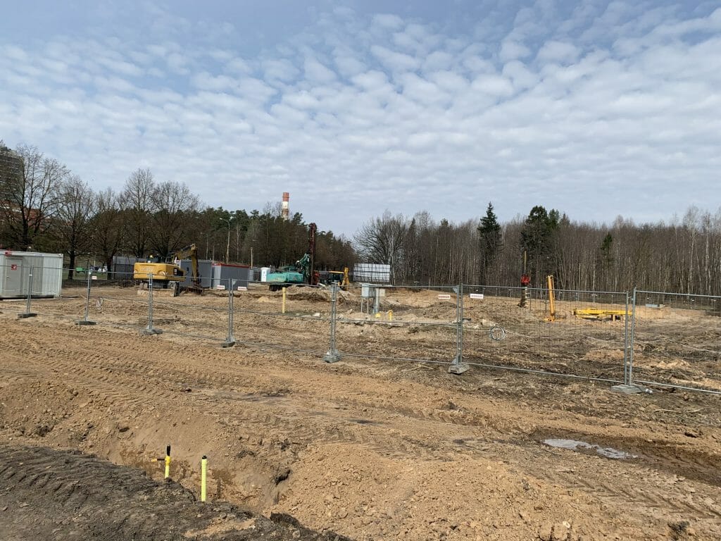 Jomanto parkas 1-2 etapai (Baltupio g. 61A) - Multi apartment - construction photos