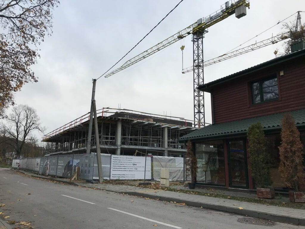 Žvėryno lapės (Lapių g. 3) - Daugiabutis - statybų nuotraukos