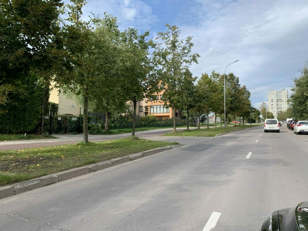 Fabijoniškių g. dviračių takas nuo Ateities g. iki Ukmergės g. (Fabijoniškių g.) - Bike path - construction photos