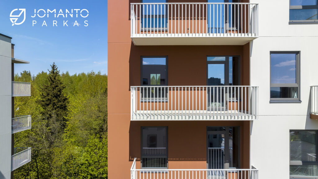 Jomanto parkas 1-2 etapai (Baltupio g. 61A) - Multi apartment - construction photos