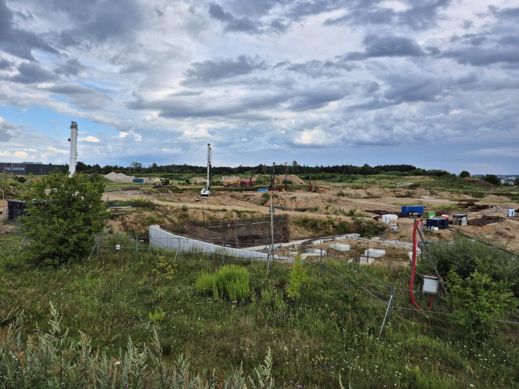 Daugiafunkcis sveikatinimo, ugdymo, švietimo, kultūros ir užimtumo kompleksas 1 etapas (stadionas) (Ozo g. 27) - Stadionas - statybų nuotraukos