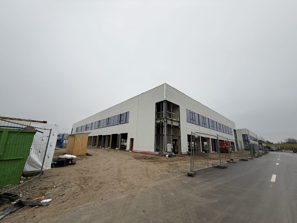 Liepų parkas 3 pastatas (Liepų g. 80) - Shopping center - construction photos