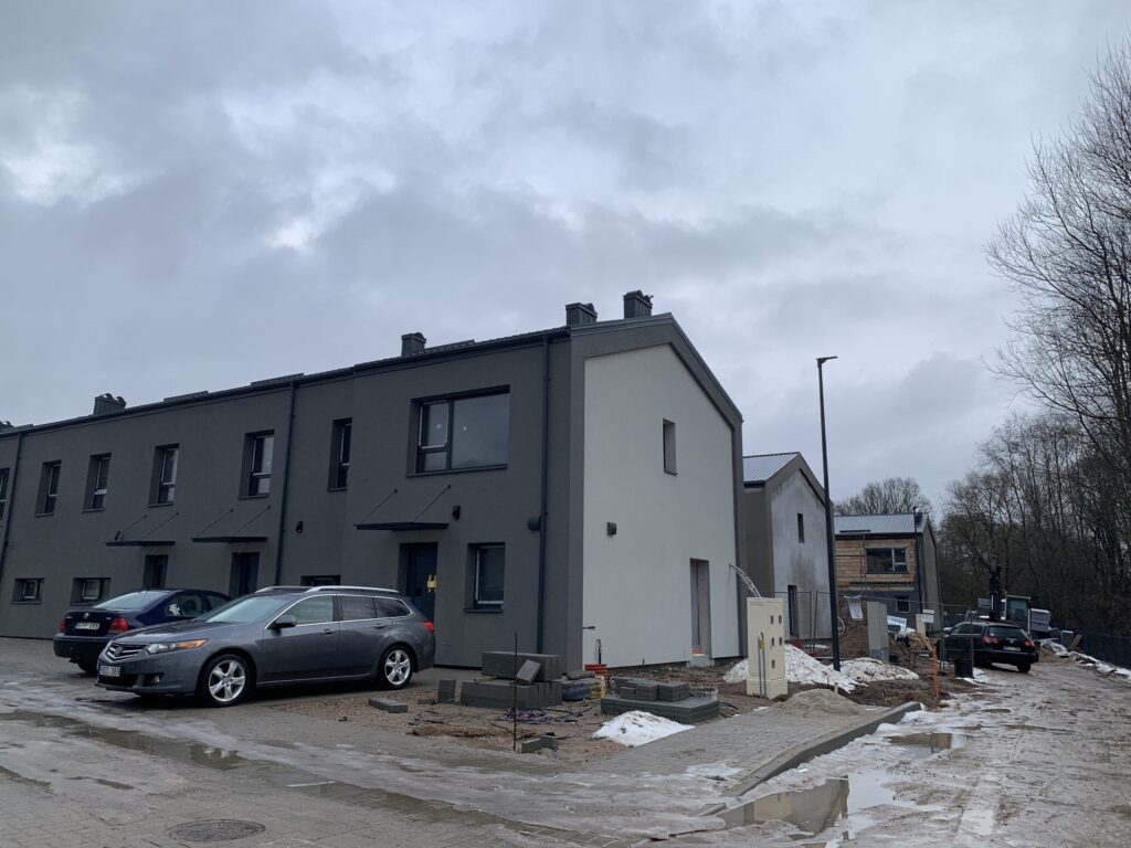 Šilainių miestelis 1 etapas (Alytaus g. 11-67) - Row housing - construction photos