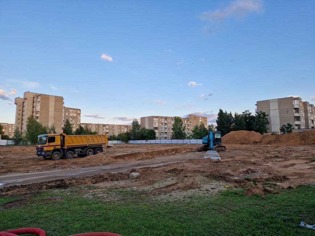 Lopšelis - darželis Tolminkiemio g. (Tolminkiemio g. 11A) - Pradinio ir antrinio ugdymo įstaiga - statybų nuotraukos