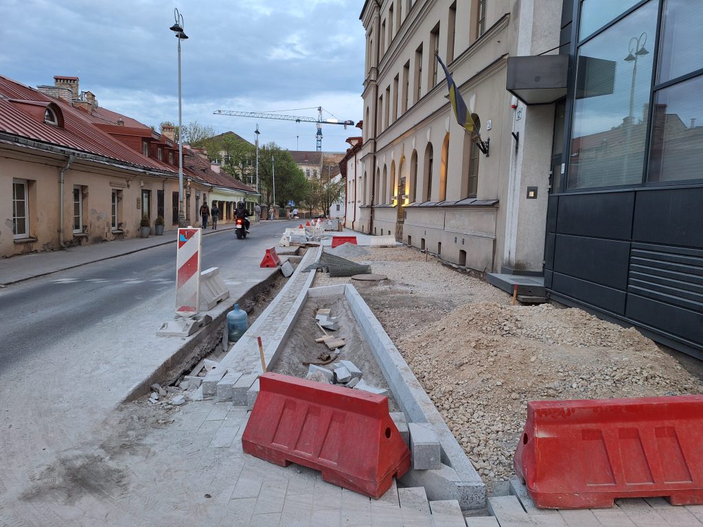 Tilto g., Ž. Liauksmino g. remontas 2 etapas (Tilto g., Ž. Liauksmino g.) - Street - construction photos