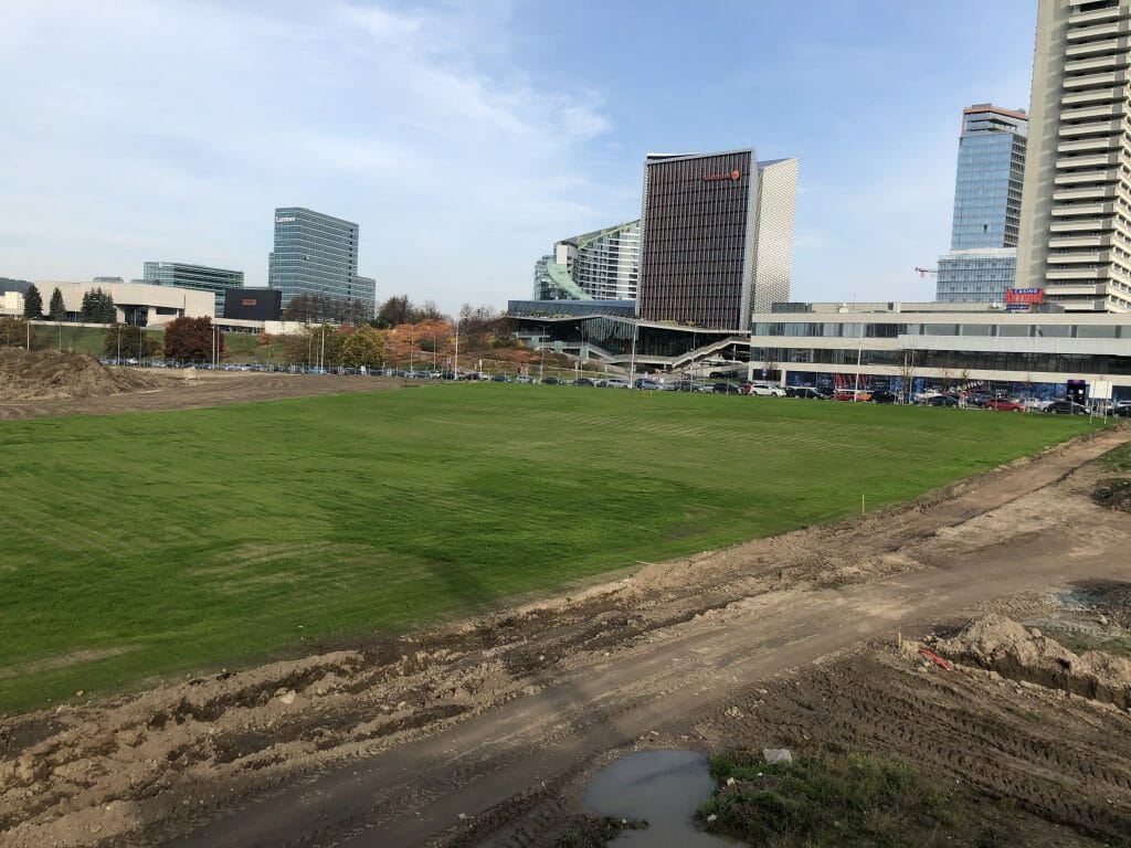 Neries dešiniosios krantinės (Upės g.) - Bike path, Sports field or court, Waterside - construction photos