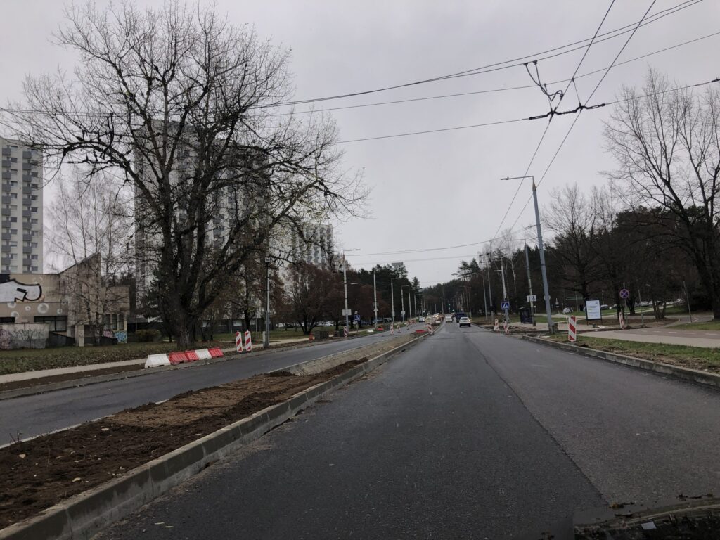 Saulėtekio al. pertvarkymas (Saulėtekio al.) - Street - construction photos