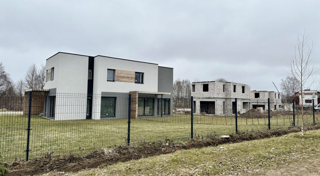 Pupojų parkas 2 etapas (namai 4 - 9) (Skaisterių g. 9, 11, 13, 15, 17, 19) - Row housing - construction photos