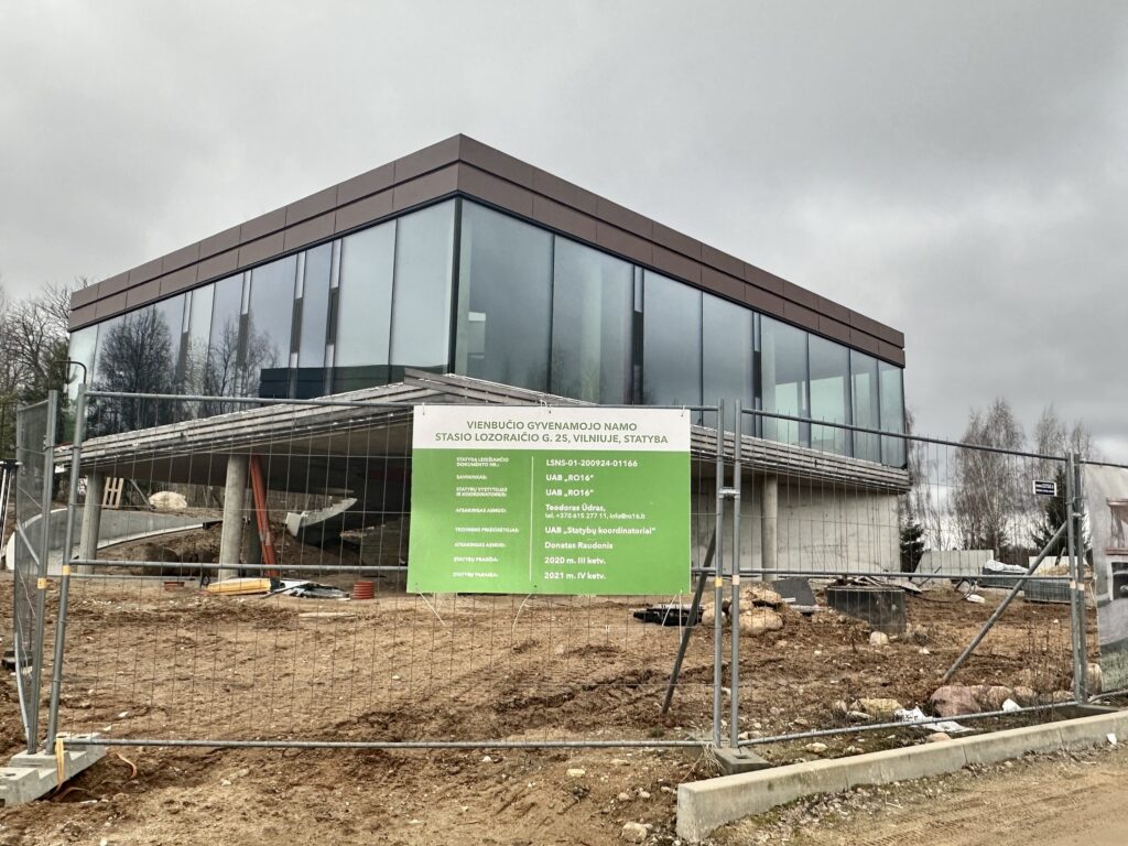 Ro16 (S. Lozoraičio g. 17A, 15C, 15B, 15, 23, 25, 25B, 25D) - Private house community - construction photos