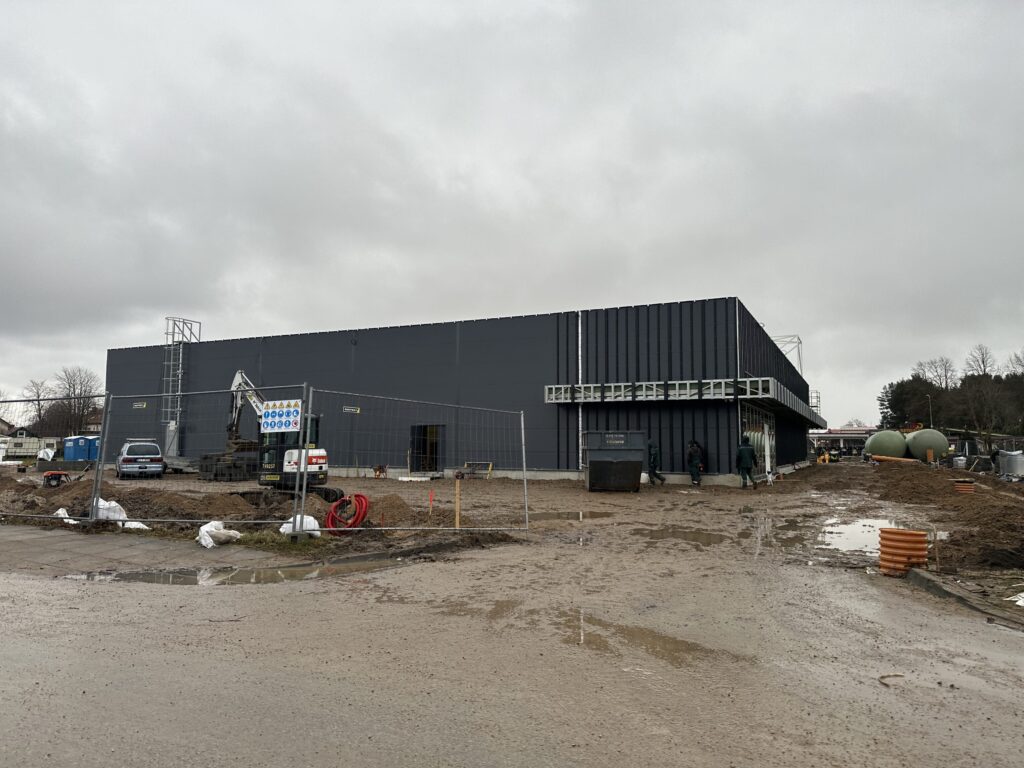 IKI, Šventosios g. 11 (Šventosios g. 11) - Food store, Shopping center - construction photos