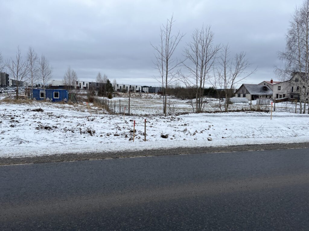 Pilaitės pr. ir Elbingo g. sankryža (Pilaitės pr.) - Jalgrattatee, Tänav - ehituse fotod