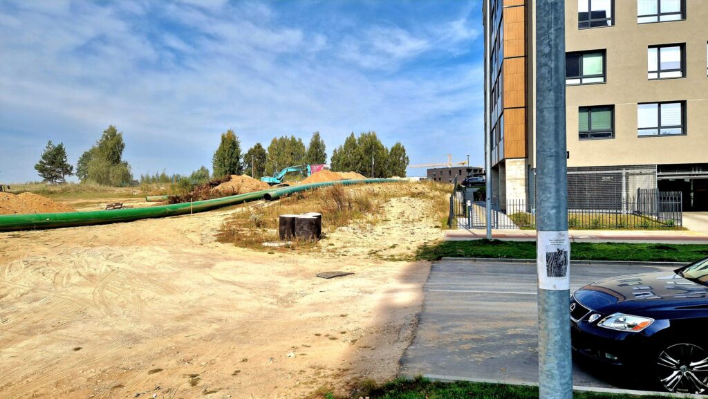 Karaliaučiaus g. atkarpa, Vištyčio g., J. Bretkūno g. atkarpa (Karaliaučiaus g., Vištyčio g., J. Bretkūno g.) - Bike path, Street - construction photos