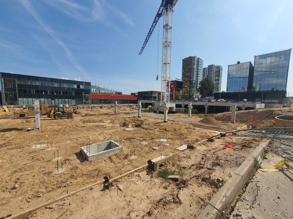 PC PIKAS (Ukmergės g. 221) - Shopping center - construction photos