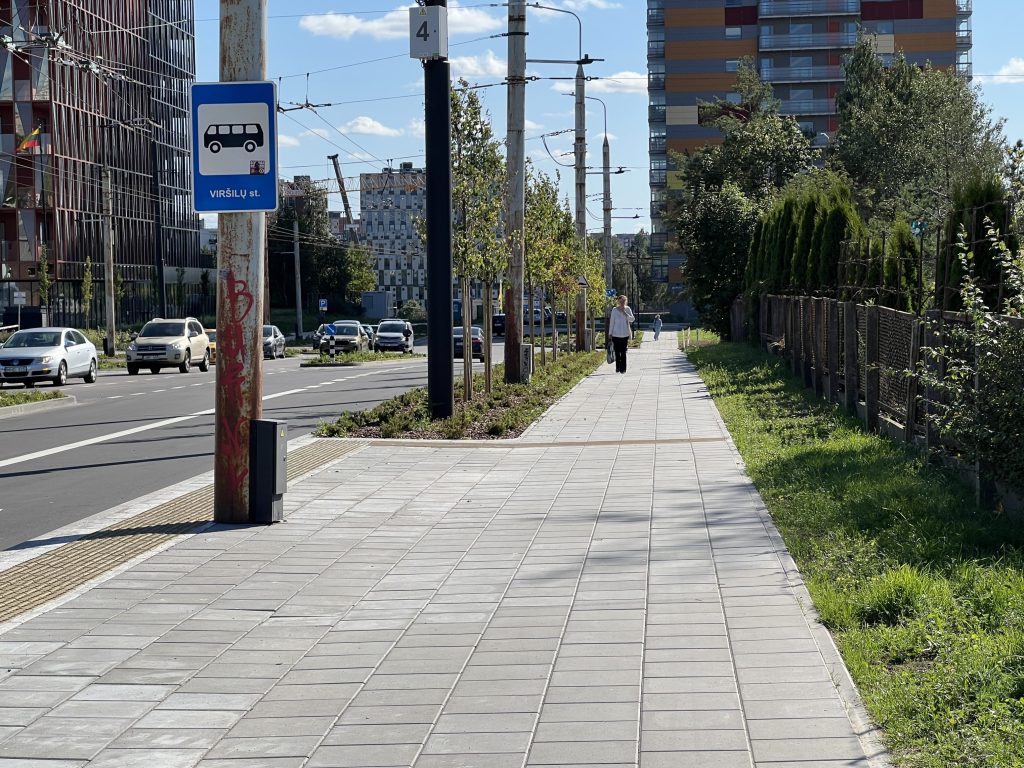 Viršilų g. nuo V. Lingio g. iki Justiniškių g. (Viršilų g.) - Bike path, Street - construction photos