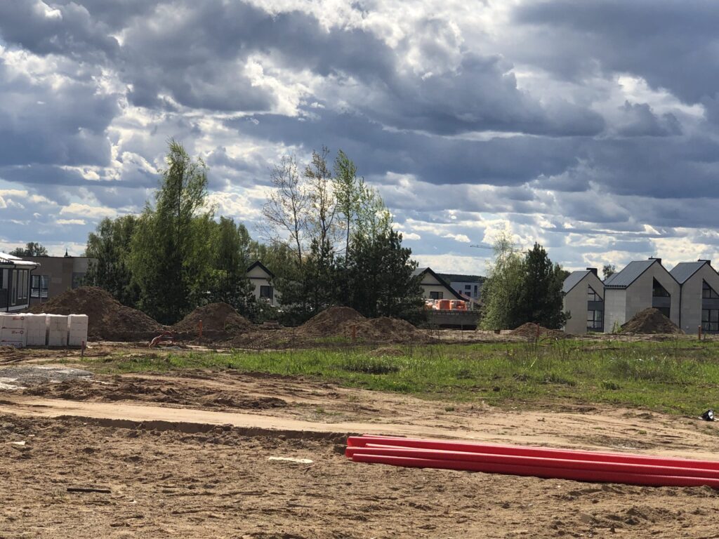 J. Bretkūno g. 34, 36, 38, 40, 42 (J. Bretkūno g. 34, 36, 38, 40, 42) - Row housing - construction photos