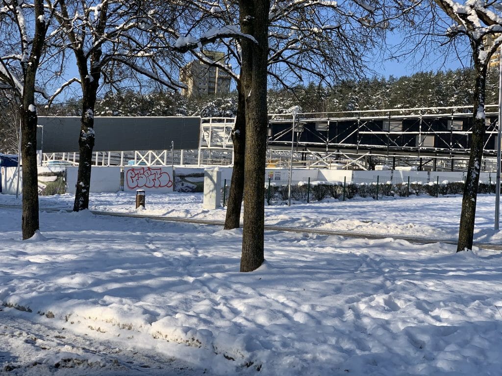Lazdynų baseinas (Erfurto g. 13) - Pool - construction photos