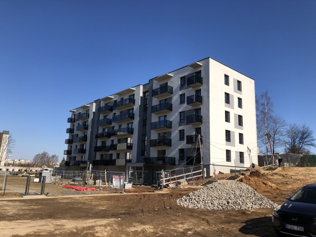 Kavoliuko 14 (A. P. Kavoliuko g. 14) - Multi apartment - construction photos