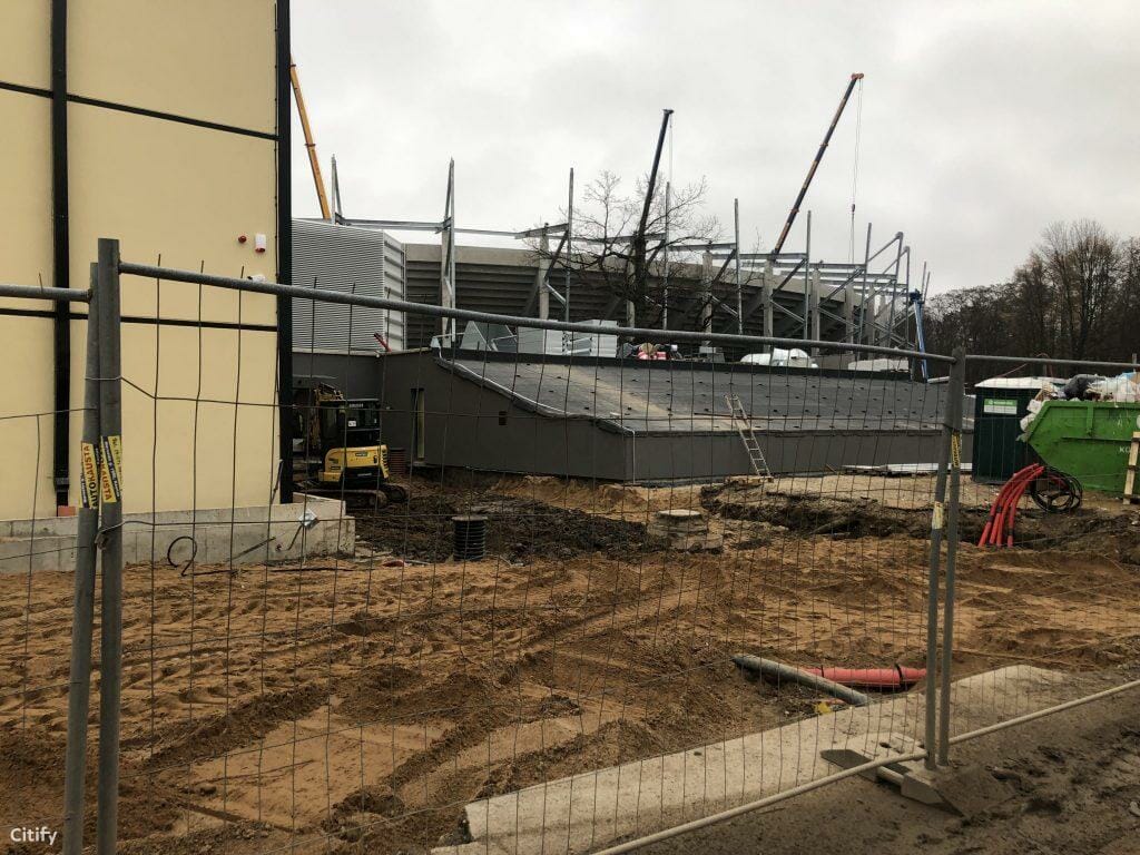 Kauno sporto halė (Perkūno al. 5) - Sports arena - construction photos