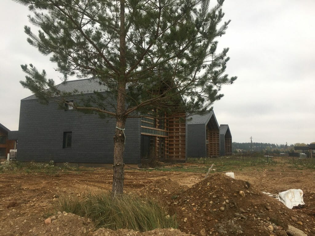 Akmenvilis (Šaltalankių g. 1) - Rindu mājas - būvdarbu attēli