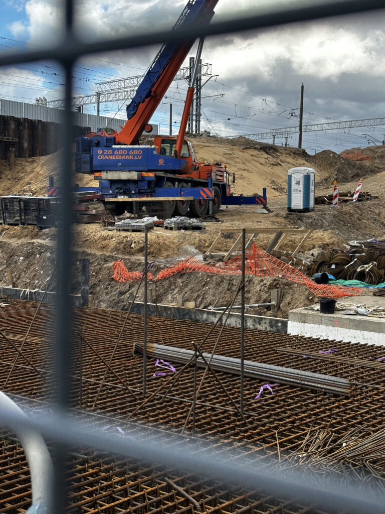 Rail Baltica Rīgas centrālais mezgls posms 2A (Rūsiņa iela 2A) - Railroad - construction photos