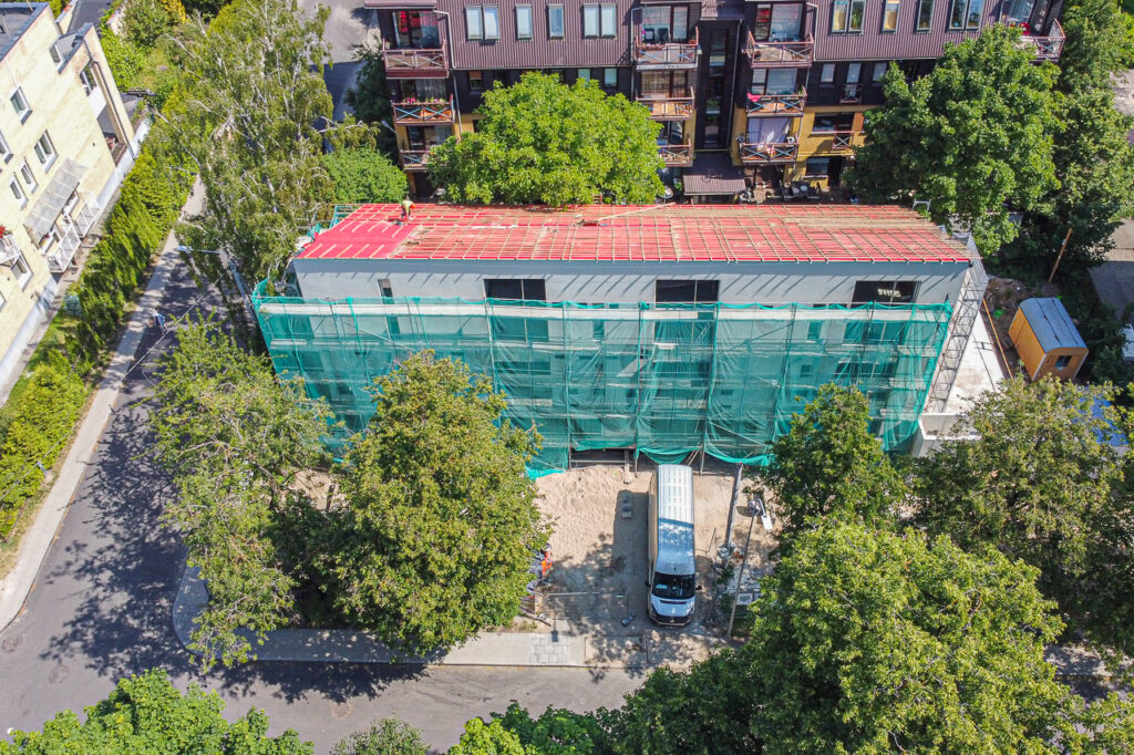 Lūšių 19 (Lūšių g. 19) - Row housing - construction photos