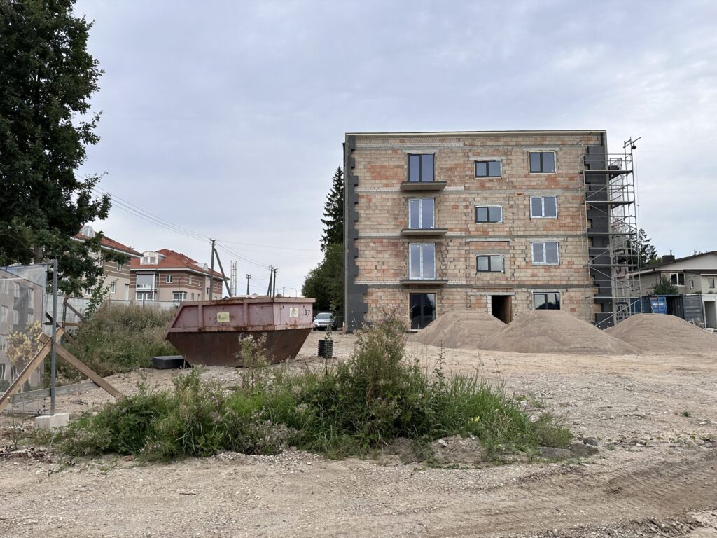 Akacijų Aveniu 1 etapas (Akacijų g. 15) - Multi apartment - construction photos