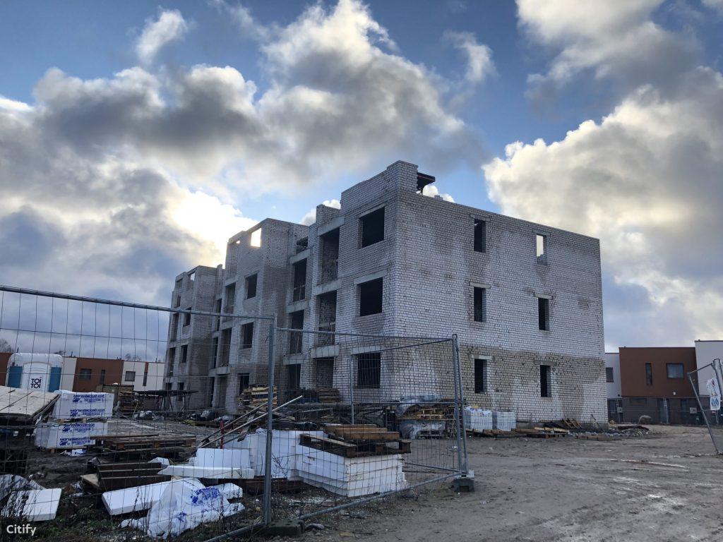 Horizontai (rytų, pietų, šiaurės) (Simono Grunau g. 34, 36, 38) - Multi apartment - construction photos