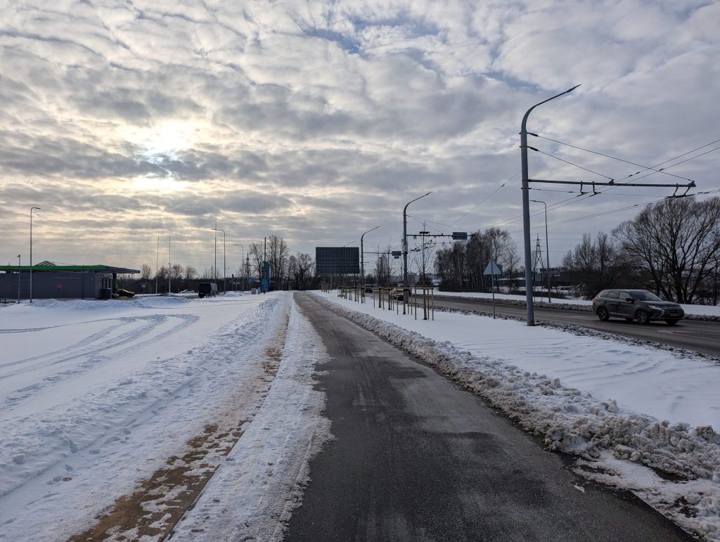Velosipēdu ceļš Rīga - Ķekava (Mūkusalas iela, Ziepniekkalna iela) - Jalgrattatee - ehituse fotod