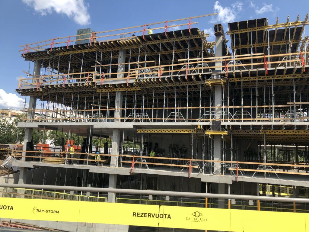 SEB administracinis (Gedimino Baravyko g. 4) - Biroju centrs - būvdarbu attēli