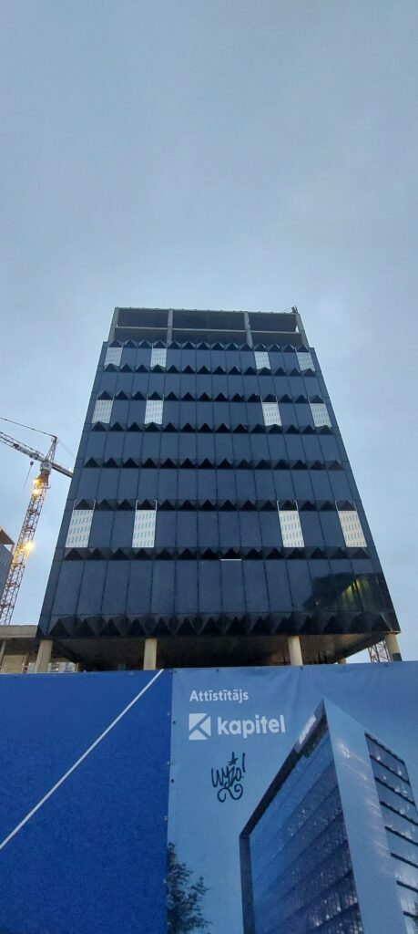 Elemental Business Centre (Skanstes iela 25) - Office center - construction photos