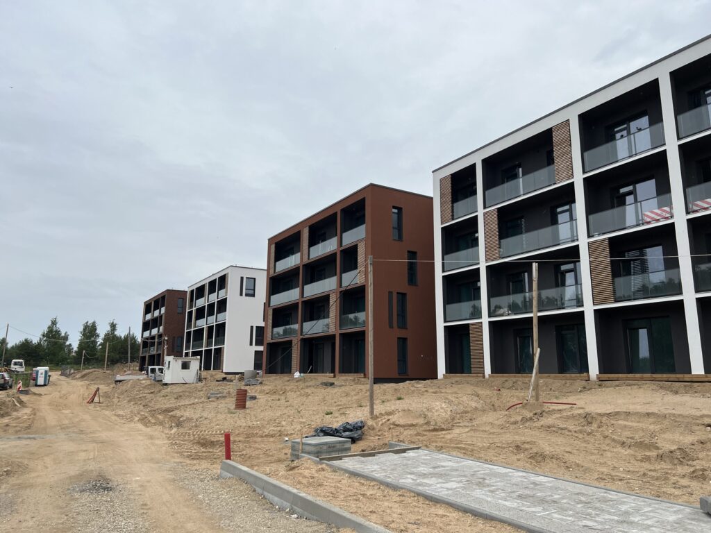 Vyšnios 2 etapas (Karaliaučiaus g. 29, 31) - Multi apartment - construction photos