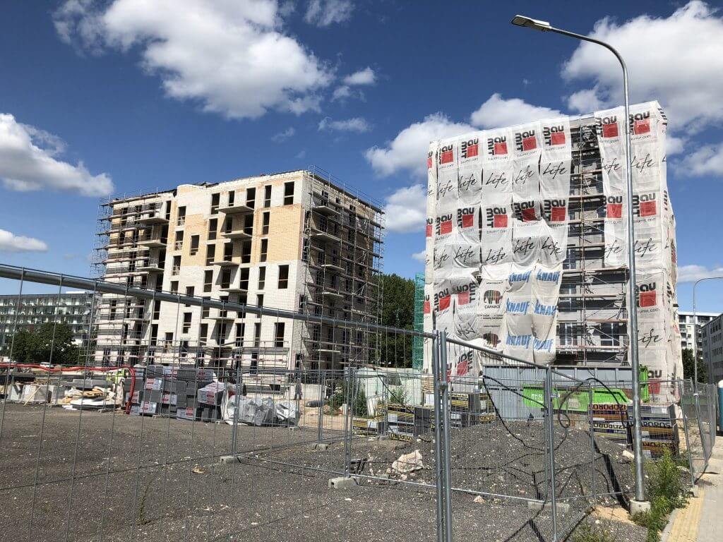 Centro rezidencija 2 etapas (Rinktinės g. 3) - Multi apartment - construction photos