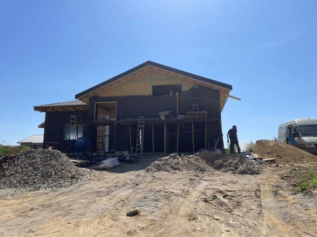 Saulės kalvos (Akacijų g. 1, 2, 3, 4, 5, 6, 7, 8, 9, 10, 11, 12, 13, 14, 15, 16, 17, 18, 19, 20, 21, Jazminų g. 1, 3, 5, 7, 9, 11, 13, 15, 17) - Private house community - construction photos