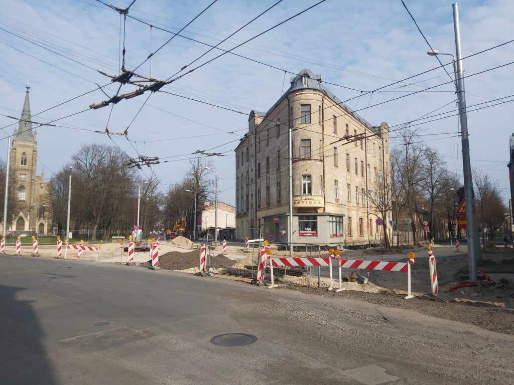 Augusta Deglava ielas, Avotu ielas, Lienes ielas un Jāņa Asara ielas krustojuma pārbūve (Augusta Deglava iela) - Ceļš - būvdarbu attēli