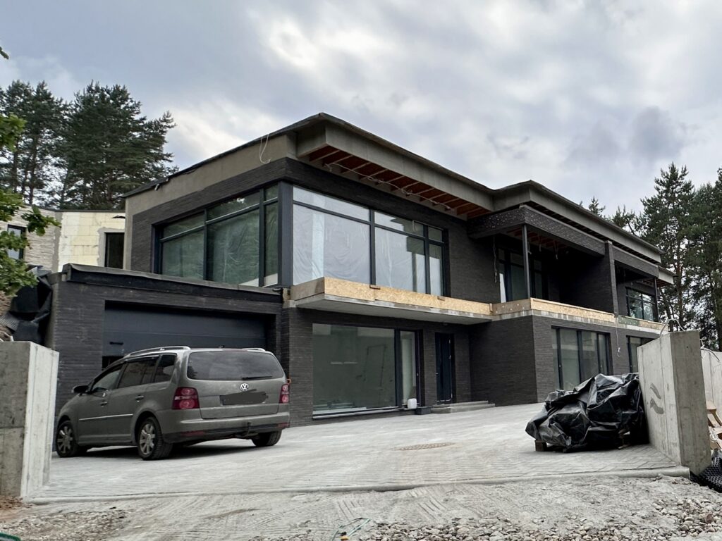 Terasų g. 21 (Terasų g. 21) - Row housing - construction photos