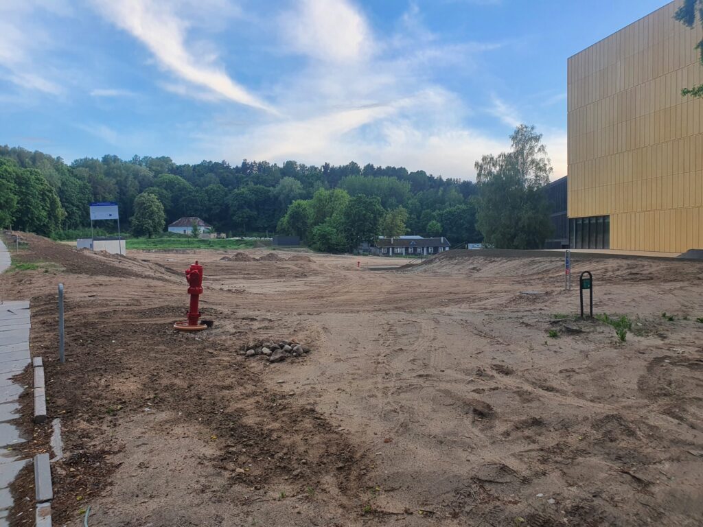 LMTA miestelis 1 etapas (Teatro ir kino fakultetas, Mažasis salių blokas) (Olandų g. 21A) - Higher education - construction photos