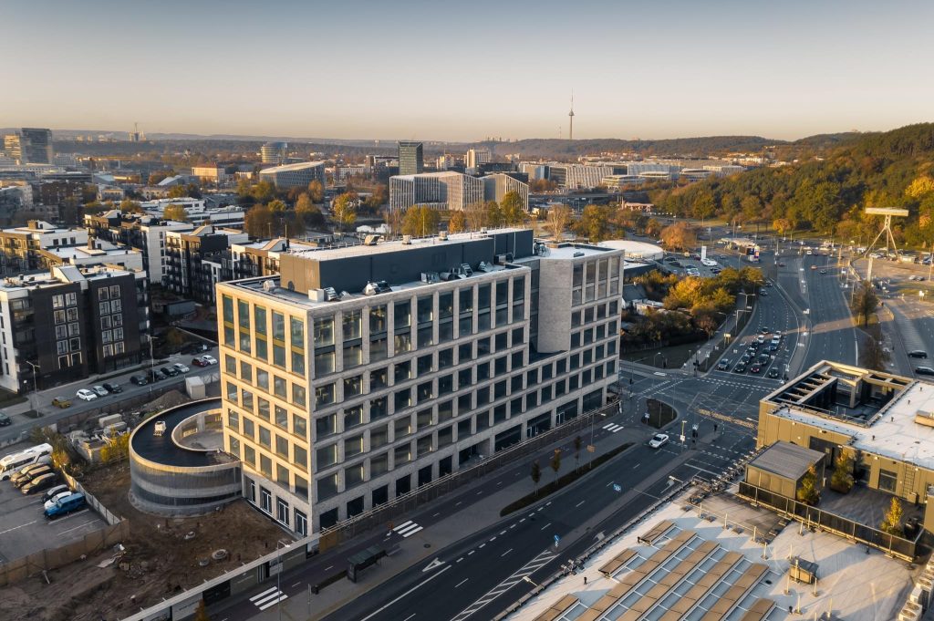 Sand Offices (Žalgirio g. 114) - Office center - construction photos