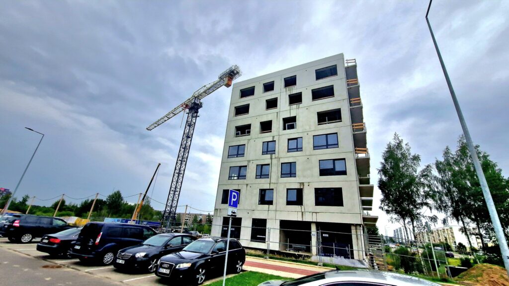 Martyno namai 3 etapas (A korpusas) (M. Mažvydo g. 30) - Multi apartment - construction photos