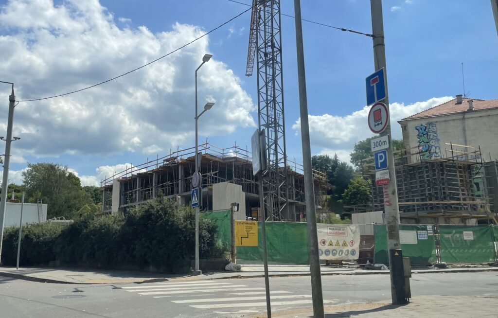 Jasinskio 2 (J. Jasinskio g. 2) - Office center - construction photos