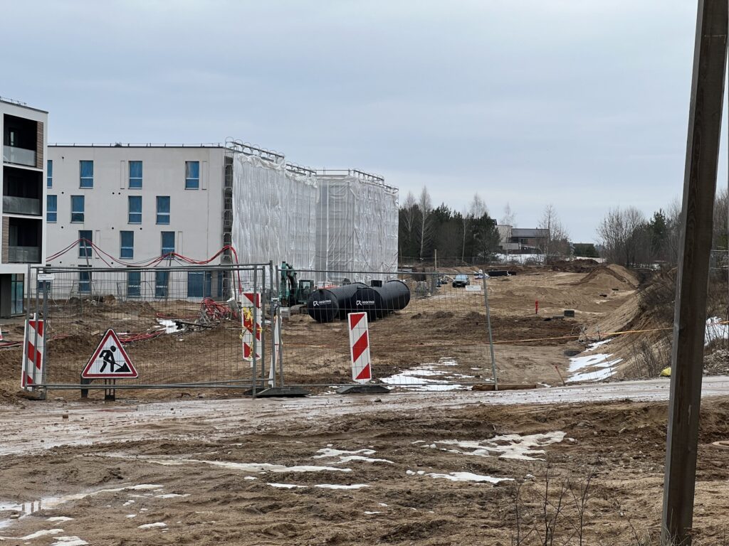 Karaliaučiaus g. atkarpa, Vištyčio g., J. Bretkūno g. atkarpa (Karaliaučiaus g., Vištyčio g., J. Bretkūno g.) - Bike path, Street - construction photos
