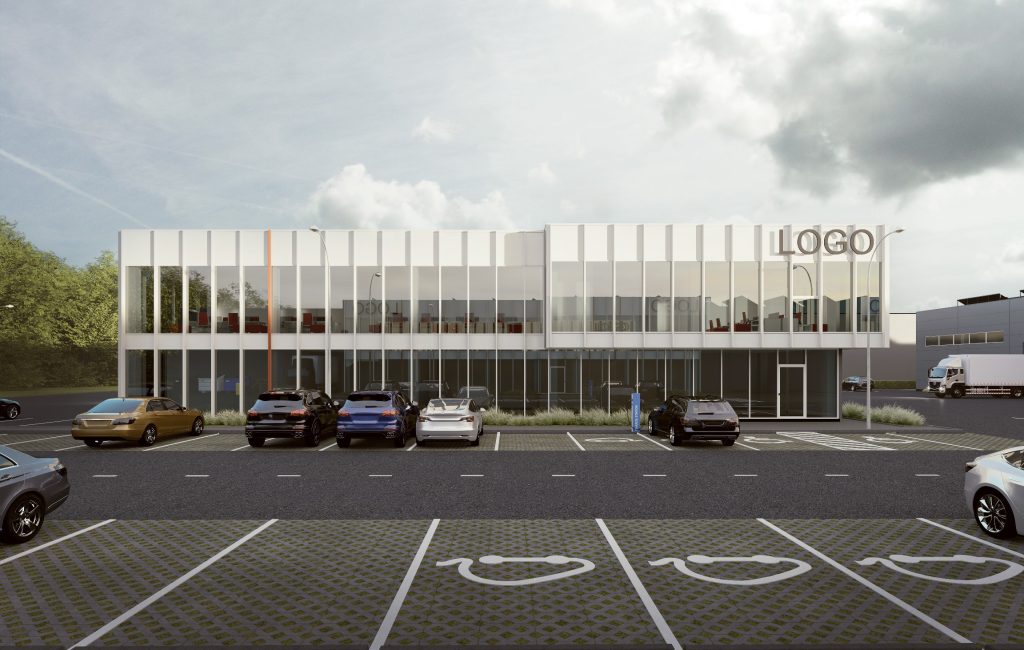 LEZ verslo parkas (Jėgainės g. 3, Biruliškių k., Karmėlavos sen.) - Business park, Other commercial, Warehouse / Distribution center - visualization