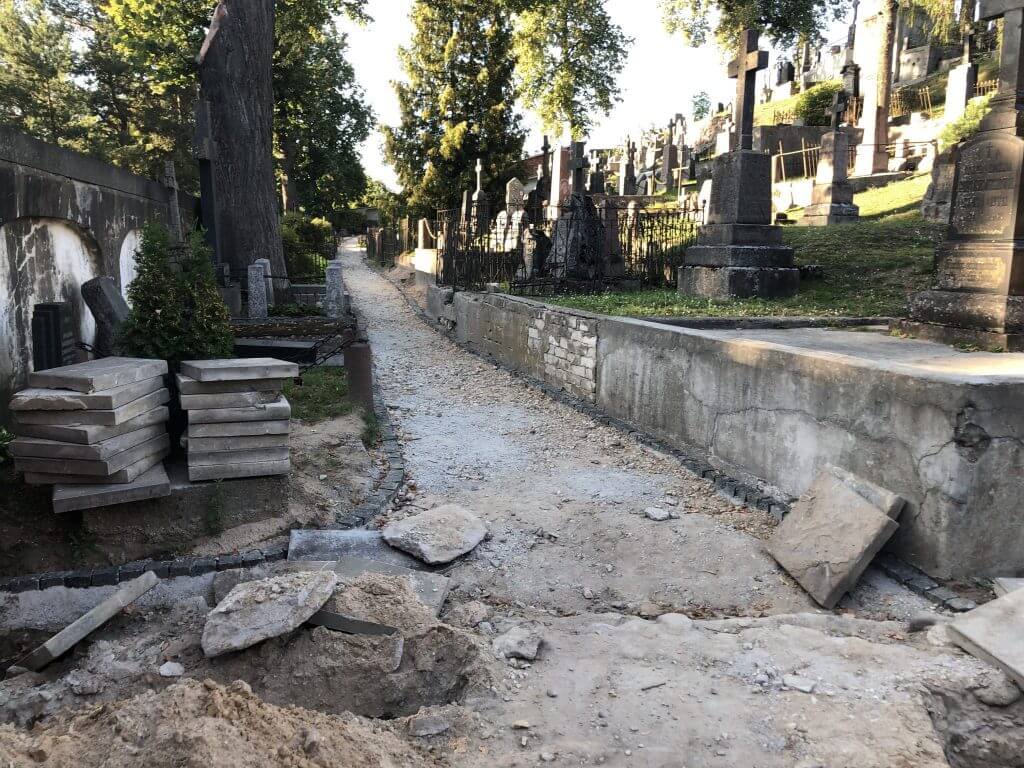 Rasų kapinių rekonstrukcija (Rasų g.) - Funeral services and sites - construction photos