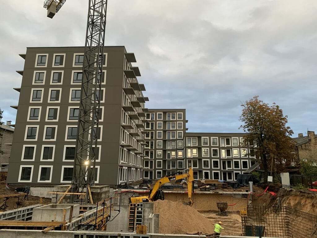 Liveup 1 etapas (Naugarduko g. 62) - Korterelamu - ehituse fotod